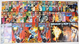 Forty five Robocop comics by Marvel and Dark Horse.