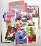 [Signed Sporting Memorabilia] Collection of signed photographic display pieces and prints from