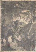 Anders Zorn (1860-1920) signed etching Gopsmor Cottage, signed and dated 1917 in the plate, 28 x