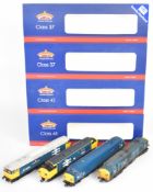 Four Bachmann Branch-Line 00 gauge British Rail locomotives comprising Class 45/0 Sherwood
