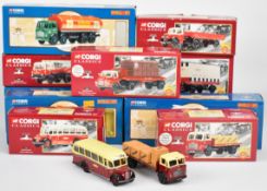 Eleven Corgi Classics diecast model haulage vehicles comprising seven British Rail related trucks