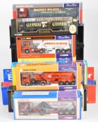 Thirteen Corgi 1:50 scale diecast model heavy goods vehicles (HGV) to include Leyland DAF