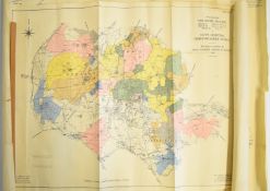 A series of five coloured plans of the Herefordshire Estate of Guy’s Hospital offered for Sale by