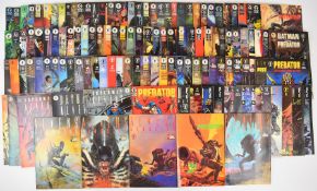 One hundred and twenty Dark Horse comics comprising Aliens, Predator and Terminator related titles.