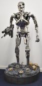 Sideshow Collectibles 1:1 scale Terminator 2 Judgment Day T-800 Endoskeleton, full cast metal figure