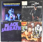 Collection of eight Rock / Hard Rock LPs including Black Sabbath Master Of Reality (Vertigo 6360