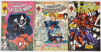 The Amazing Spider-Man #315, #316 and #317 by Marvel Comics (1989) early Venom appearances, Todd
