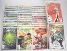 Over two hundred Modern Age Green Lantern and related comic books by DC to include number one issues