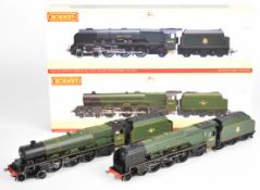 Two Hornby 00 gauge British Railways Princess Class locomotives comprising Queen Maud 46211 R3855