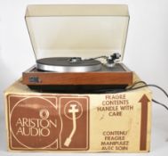 Ariston Audio RD80 Transcription SL record turntable with Linn Basik LV tonearm, serial number