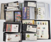 GB and world stamp and first day cover collection in various albums, including early decimal GB