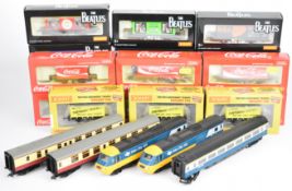 Twenty three Hornby 00 gauge model railway passenger carriages and freight cars, to include
