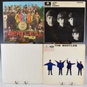 Collection of six Beatles LPs comprising Help! (PCS 3071) stereo UK second press with 
