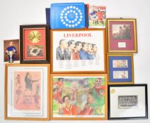 Liverpool F.C. League Champions 1965-66 Season photographic image signed by ten of the players