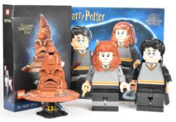 Lego Harry Potter sets comprising Harry Potter & Hermione Granger 76393 and Talking Sorting Hat