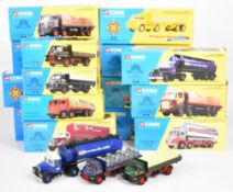 Fifteen Corgi Classics diecast model haulage vehicles to include Bedford O Articulated 'British
