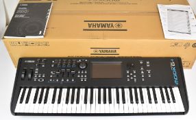 Yamaha MODX6+ 61 key synthesizer keyboard, in original box with manual.