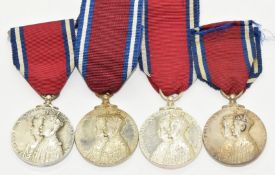 Four George V Silver Jubilee 1910-1935 Medals, two boxed