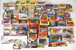 A collection of diecast model cars and motorbikes include Corgi, Matchbox, Bburago, Lledo Vanguards,
