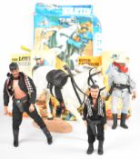 Marx Toys 'The Lone Ranger' action figures and accessories comprising The Lone Ranger, Butch