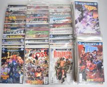 One hundred and forty Modern Age DC comic books covering 'The New 52' and 'Rebirth' branding to