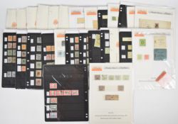 India States stamp collection including Nandgaon, Nanwanagar, Kishangaarh, Jhalawar, Charkhari,