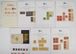 Tibet stamp collection on album leaves including mint blocks and one cover