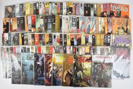 One hundred and thirty The Walking Dead comics by Image.