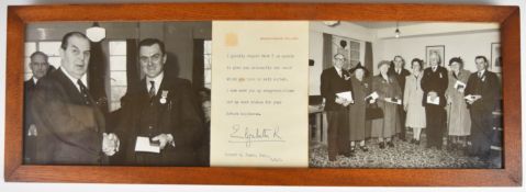 [Royalty] Queen Elizabeth II typed and signed letter on Buckingham Palace headed paper conveying her