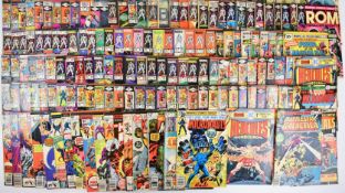 Two hundred and sixty Bronze Age Marvel and DC comics to include The Eternals, The Inhumans,