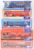 Ten Corgi 1:50 scale diecast model heavy goods vehicles (HGV) to include MAN Box Trailer 'TNT'