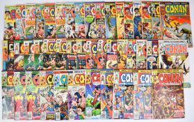 Forty-four Bronze Age Conan the Barbarian comics by Marvel to include issue 24, first Red Sonja
