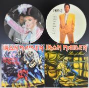 Collection of four Hard Rock / Heavy Metal LPs comprising Iron Maiden Piece of Mind (gatefold) and