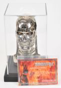 Hollywood Collector's Gallery Terminator 2 Judgement Day metal Endoskull mini-bust, limited