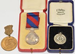 Commemoration of the Opening of Birmingham University 1909, Football Medal inscribed Command