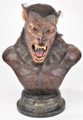 Elite Creature Collectibles 1:1 scale Underworld 'Lycan' painted resin bust by Steve Wang, limited