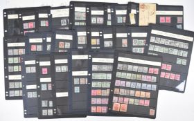 Queen Victoria to King George VI India Convention States stamp collection, in folder, mint and used