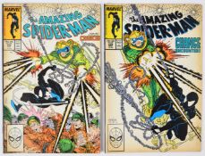 The Amazing Spider-Man #298 and #299 by Marvel Comics (1987) Eddie Brock and Venom cameos, first