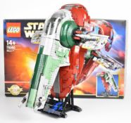 Lego Star Wars 'Ultimate Collector Series' Slave I,75060, 2015, assembled with stand, Boba Fett