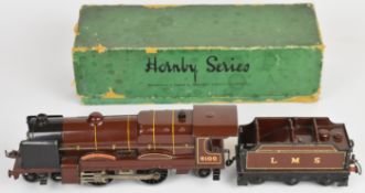 Hornby 0 gauge LMS Royal Scot 4-4-2 electric locomotive and tender, 6100, housed in an Eton E420