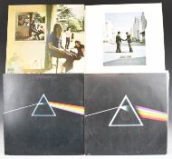 Collection of six Pink Floyd LPs comprising two copies of Dark Side of the Moon (SHLV 804) both