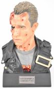 Sideshow Collectibles 1:1 scale Terminator 2 Judgement Day  T-800 Arnold Schwarzenegger painted