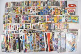 One hundred and sixty mostly Marvel and DC comic books, titles include Captain America, Green