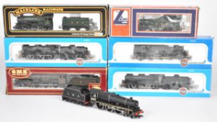 Seven 00 gauge model railway locomotives by Airfix, Mainline and Lima comprising Prairie Tank 3166