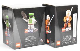 Two Lego Star Wars limited edition maquette models by Gentle Giant Ltd, comprising Boba Fett (1004/
