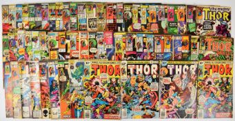Sixty Bronze and Copper Age The Mighty Thor comics by Marvel.