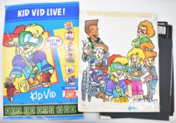 A collection 1990's Burger King 'Kids Club' promotional artwork and designs and to include