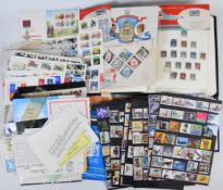 Accumulation of stamps including GM UM 1981 Royal Wedding, unused Davo GB HL volumes 1, 2 and 3