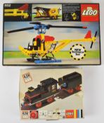 Two vintage Lego sets comprising numbers 122 and 852, both in original boxes.