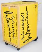 Andy Warhol’s Interview edited by Sandra J. Brant & Ingrid Sischy, Collector's Edition in eight